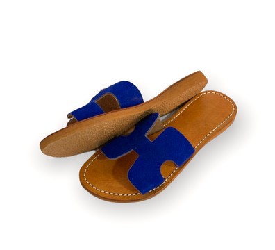 Sandale en cuir véritable haute qualité fait main mode femme
