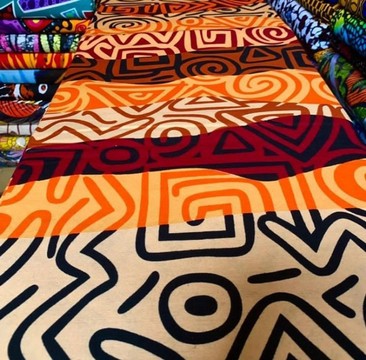 Africa print fabric, Ankara Fabrics (6 yards)