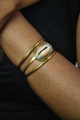 Bracelet manchette bronze «Tanza»
