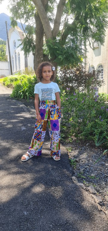 Children's wide trousers