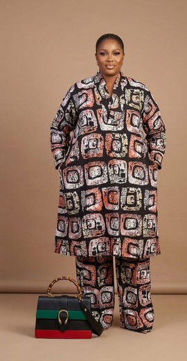 Ensemble deux-pièces artisanal en batik