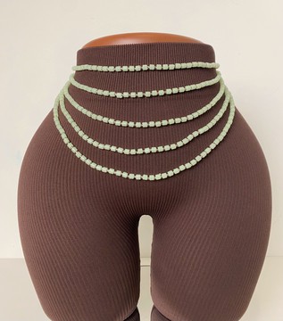 Baya lumineuse, perle de taille fluorescente , perle de hanche lumière , bine bine