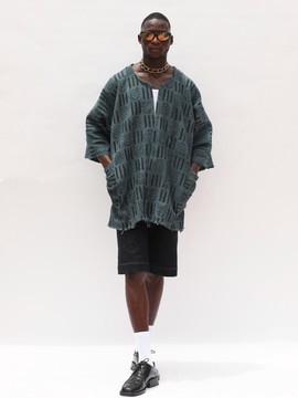 September in Accra Bogolan Cloak (Pre-Order)