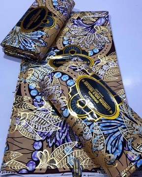 London Gold Osikani/  Embellished Super wax/ 6 yards