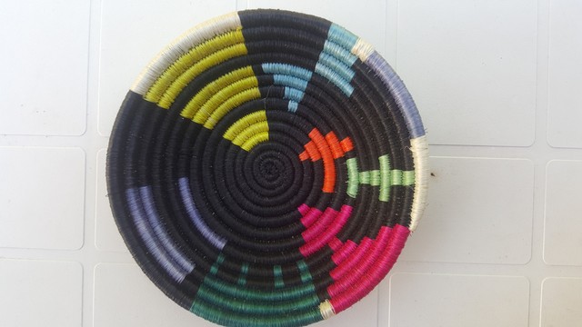 Binga wall decoration / Wall decoration / African baskets / Rwanda baskets / Colorful baskets