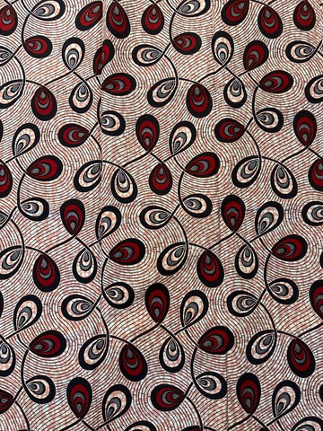 100% cotton African wax fabric