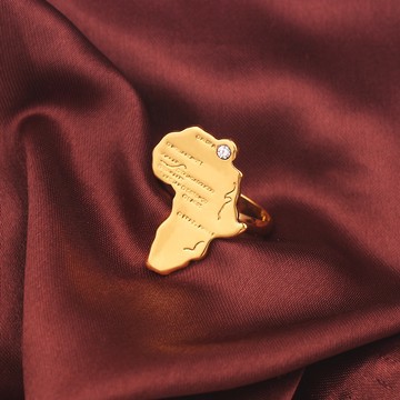Africa gold ring "africando"