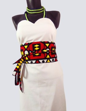 ceinture OBI en wax africain neuve fait main