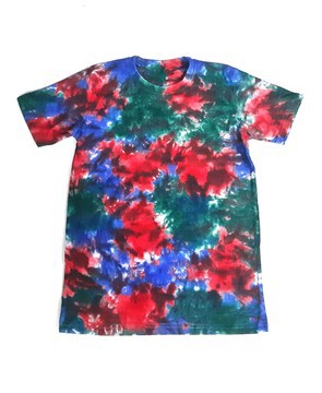 Batik Unisex T-shirt (Green/blue/red)