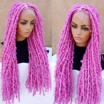 Perruque tresses, perruque pour femmes noires, locs papillon, livraison gratuite