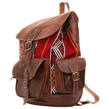 Sac à dos en cuir véritable haute qualité 100% fait main.