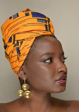 Boucles d'oreilles bronze " Le trio d'or"