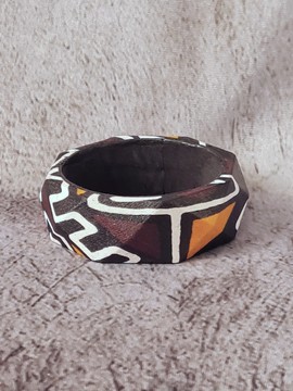 Bracelet OBA BOGOLAN  en WAX tissu-pagnes