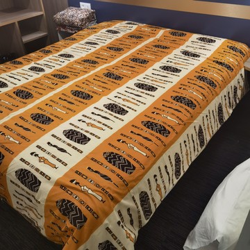 Housse de couette 240x260 cm en tissu pagne wax africain