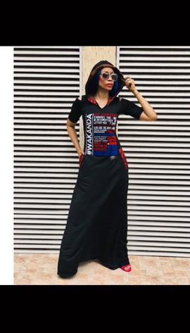 #WAKANDA FAVOURITE THINGS Maxi Dress