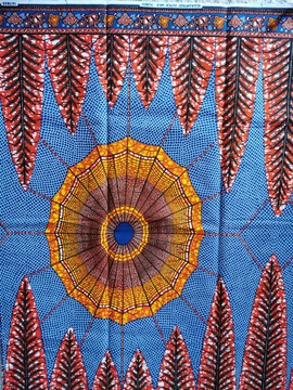 Tissu Wax Africain à la Coupe – Plusieurs Tailles Disponibles
