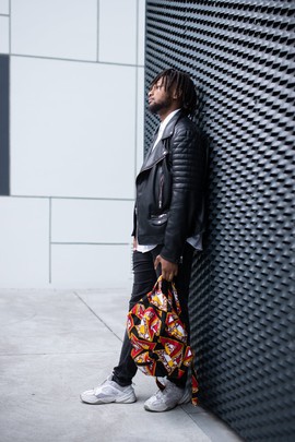 Backpack in wax