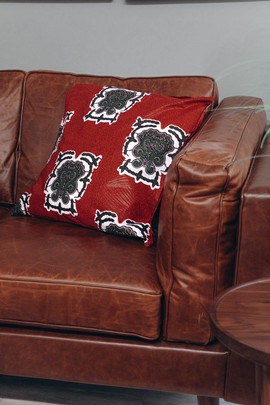 Square cushion "Blazon" Wax 50X50cm
