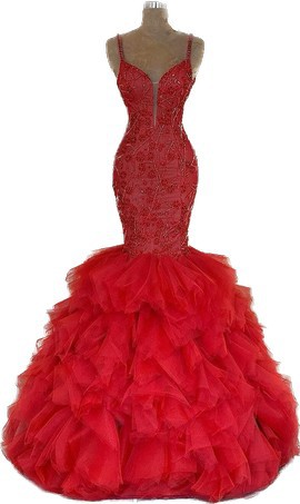 Robe de bal rouge, robe de bal longue, robe de bal longue rouge, robe rouge de luxe