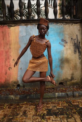 Ensemble deux pièces perlé Tari