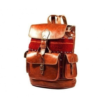 BIG SALE! Genuine Leather Backpack  Handmade by Cuiroma Craftsmen in Morocco