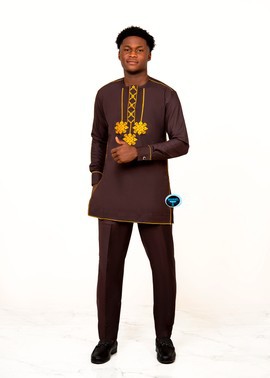 Hommes vêtements africains/hommes haut et bas africains/hommes mariages africains porter/hommes caftan africain porter