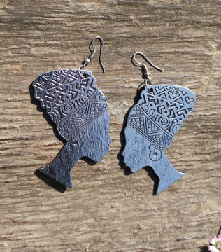 wooden earrings
