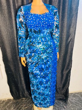African traditional wedding dress, lace wedding dress