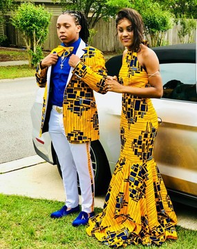 African Prom Outfits, African Couple Matching Garments, Ankara Wear