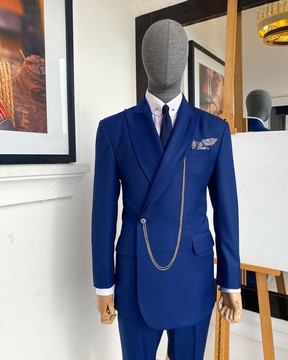 Tailleur 3 revers «Arthur Richards», sur mesure, rechargé,