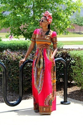 Adensecret Eyede Dashiki robe