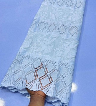 White lace fabric 5 yards