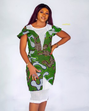 It's a mix of ankara and shanty