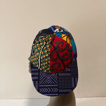 African Print Ankara Multicolor Colorful Bohemian Patchwork Baseball Cap
