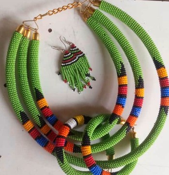 Collier / collier de perles / collier africain / cadeau pour elle / collier africain / perles zoulou