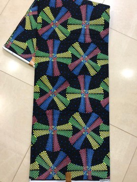 Sweet multi color Ankara fabric, pure cotton, 6yards, for weddings