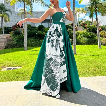 Robe maxi/ robe de fête,soirée,fiançailles,mariage/collection LAMBAOINE/ Madagascar