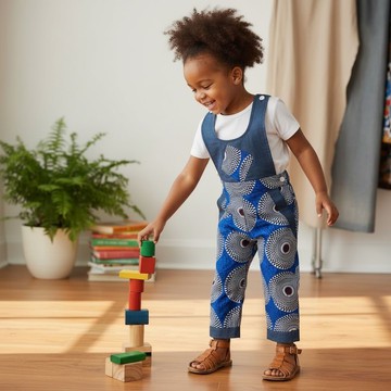 Salopette MBEMA Pantalon Wax Fille(2-12 ans)