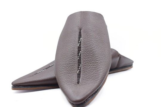 Genuine genuine leather slippers