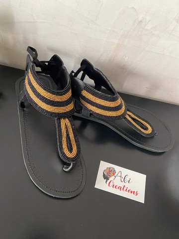 Gorgeous “Queen” gladiator sandals
