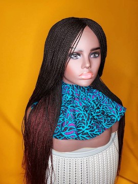 Moji Senegal twist braids with frontal lace