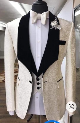 3 piece men’s tuxedo suit