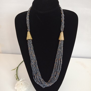 En vente Collier de perles de caméléon africain | Collier Maasai | Élégant | Cadeau pour elle | Masai Mara