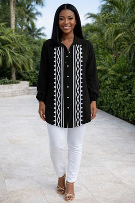 The Desert Rose Shirt Dress – Rare beauty, bold presence