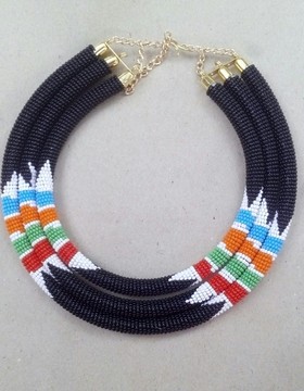 3 in 1 necklace/Zulu necklaces/ maasai necklace/ African chain