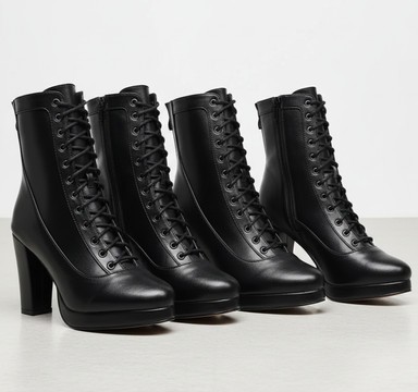 Black Vegan Leather