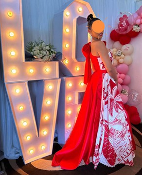 Robe maxi/ robe de fête,soirée,fiançailles,mariage/collection LAMBAOINE/ Madagascar