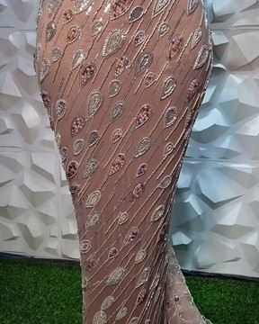 Beaded Lace fabric, luxury lace (5 yards)