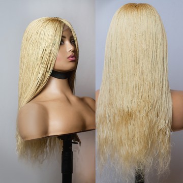 Perruque mono-pièce micro twist 22 pouces