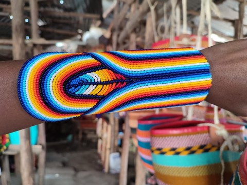African beaded bracelet , wrist watch beaded bracelets , Beaded bracelets